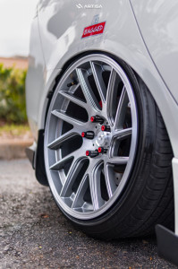 1 2017 Lancer Mitsubishi Es Truhart Air Suspension Artisa Artformed Elder Brushed Apollo Silver