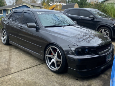 1 2003 Is300 Lexus Base Tein Coilovers Artisa Artformed Titan Brushed Apollo Silver