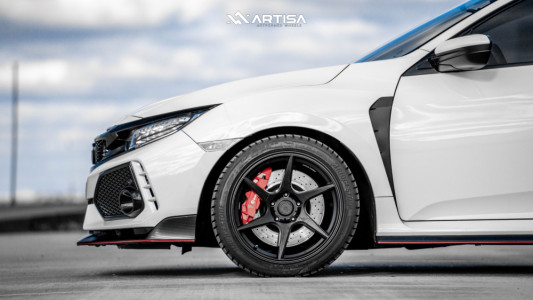 1 2019 Civic Honda Type R Stock Stock Artisa Artformed Titan Raven Black