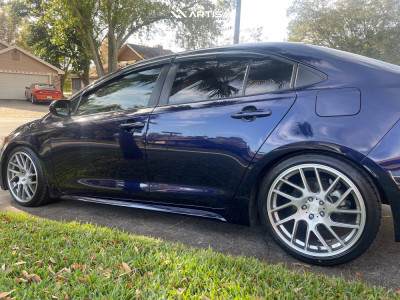 1 2020 Corolla Toyota Le Rsr Lowering Springs Artisa Artformed Elder Brushed Apollo Silver