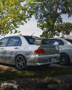 1 2001 Lancer Evolution 7 Mitsubishi Gsr Tein Coilovers Artisa Artformed Titan Brushed Apollo Silver