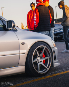 1 2001 Lancer Evolution 7 Mitsubishi Gsr Tein Coilovers Artisa Artformed Titan Brushed Apollo Silver