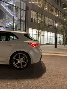 1 2020 Corolla Toyota Xse Bc Racing Coilovers Artisa Artformed Titan Wheel Color