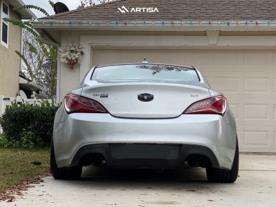 1 2013 Genesis Coupe Hyundai 20t Bc Racing Coilovers Artisa Artformed Night Raven Black