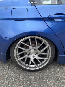 1 2008 328i Bmw Base Riaction Coilovers Artisa Artformed Elder Brushed Apollo Silver