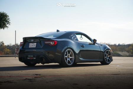 1 2017 86 Toyota Base Tein Coilovers Artisa Artformed Titan Brushed Apollo Silver