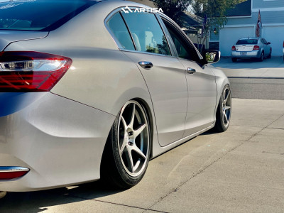 1 2016 Accord Honda Air Lift Performance Air Suspension Artisa Artformed Titan Brushed Apollo Silver