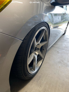 1 2016 Accord Honda Air Lift Performance Air Suspension Artisa Artformed Titan Brushed Apollo Silver