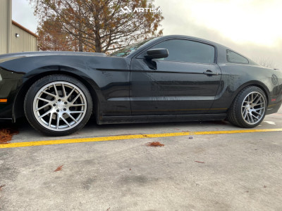 1 2013 Mustang Ford Base Raceland Coilovers Artisa Artformed Elder Brushed Apollo Silver