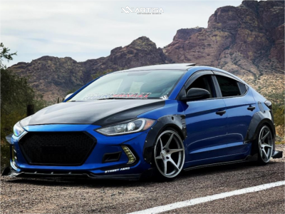 1 2017 Elantra Hyundai Value Edition Rev9 Hyper Street Coilovers Coilovers Artisa Artformed Titan Brushed Apollo Silver