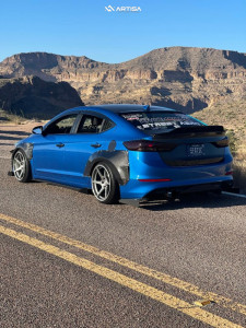 1 2017 Elantra Hyundai Value Edition Rev9 Hyper Street Coilovers Coilovers Artisa Artformed Titan Brushed Apollo Silver