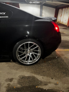 1 2008 G37 Infiniti Sport Bc Racing Coilovers Anovia Elder Brushed Apollo Silver