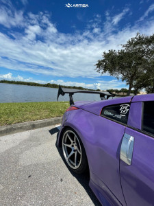 1 2003 350z Nissan Enthusiast Bc Racing Coilovers Anovia Titan Brushed Apollo Silver