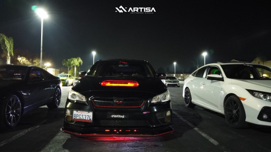 1 2017 Wrx Subaru Base Faction Fab Coilovers Anovia Elder Brushed Apollo Silver