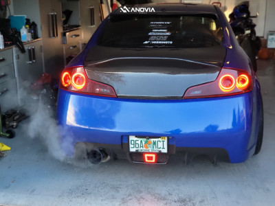 1 2007 G35 Infiniti Base Hr Coilovers Anovia Elder Brushed Apollo Silver