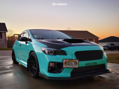 1 2017 Wrx Sti Subaru Limited Bc Racing Coilovers Anovia Night Raven Black