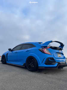 1 2021 Civic Honda Type R Air Lift Performance Air Suspension Anovia Elder Raven Black