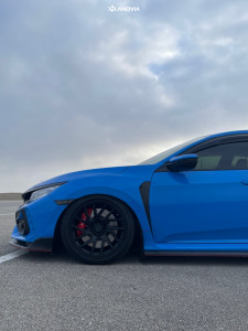 1 2021 Civic Honda Type R Air Lift Performance Air Suspension Anovia Elder Raven Black