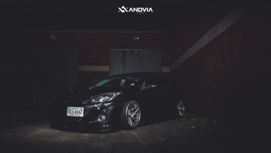 1 2013 3 Mazda Mazdaspeed Airtekk Air Suspension Anovia Elder Brushed Apollo Silver