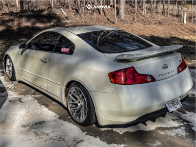 1 2005 G35 Infiniti Base Hr Lowering Springs Anovia Elder Brushed Apollo Silver