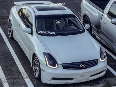 1 2005 G35 Infiniti Base Hr Lowering Springs Anovia Elder Brushed Apollo Silver