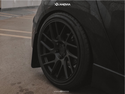 1 2015 Veloster Hyundai Turbo Eibach Lowering Springs Anovia Elder Matte Black