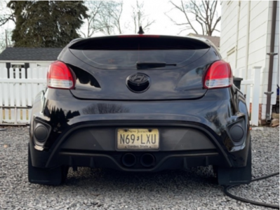 1 2015 Veloster Hyundai Turbo Eibach Lowering Springs Anovia Elder Matte Black