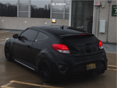 1 2015 Veloster Hyundai Turbo Eibach Lowering Springs Anovia Elder Matte Black