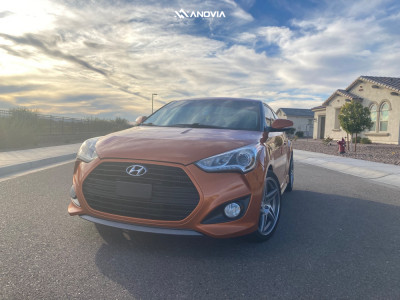 1 2014 Veloster Hyundai Turbo Stock Anovia Carrier Silver