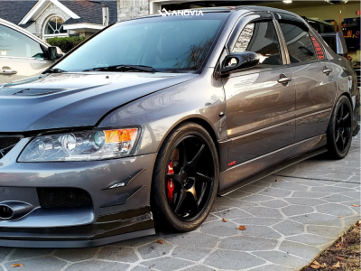 1 2006 Lancer Mitsubishi Evolution Mr Bc Racing Coilovers Anovia Titan Black