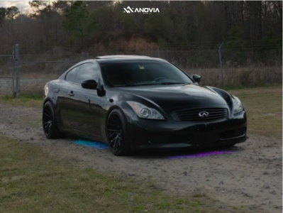 1 2009 G37 Infiniti X Truhart Coilovers Anovia Elder Black