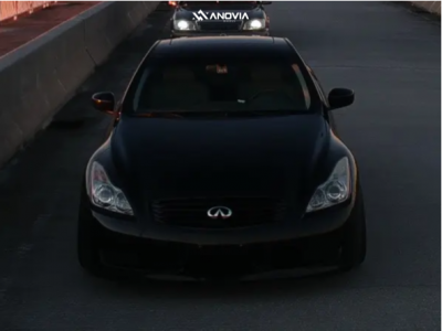1 2009 G37 Infiniti X Truhart Coilovers Anovia Elder Black