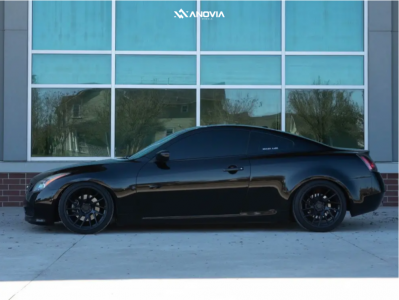 1 2009 G37 Infiniti X Truhart Coilovers Anovia Elder Black