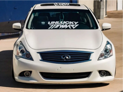 1 2013 G37 Infiniti Journey Rev9 Coilovers Anovia Titan Silver