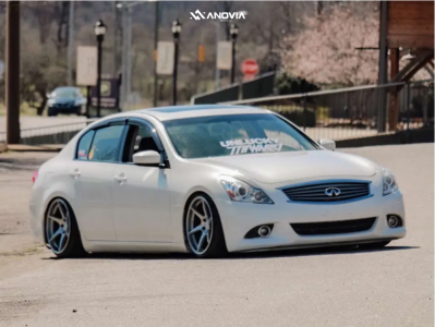 1 2013 G37 Infiniti Journey Rev9 Coilovers Anovia Titan Silver
