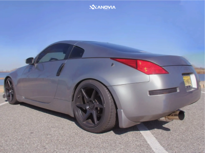 1 2005 350z Nissan Base Raceland Coilovers Anovia Titan Raven Black