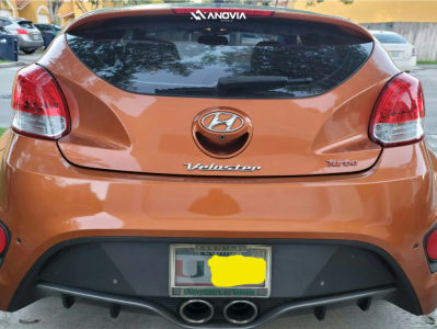 1 2016 Veloster Hyundai Turbo Ksport Coilovers Anovia Titan Brushed Apollo Silver