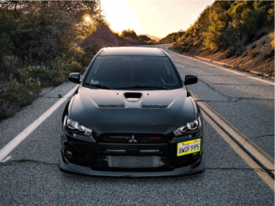 1 2013 Lancer Mitsubishi Evolution Gsr Tein Coilovers Anovia Titan Raven Black
