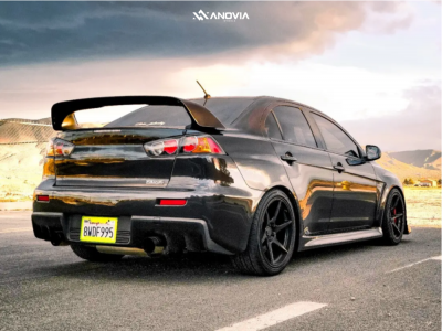 1 2013 Lancer Mitsubishi Evolution Gsr Tein Coilovers Anovia Titan Raven Black