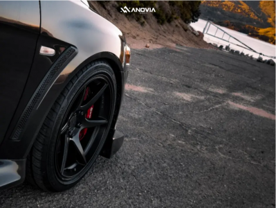 1 2013 Lancer Mitsubishi Evolution Gsr Tein Coilovers Anovia Titan Raven Black