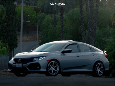 1 2018 Civic Honda Si Stock Stock Anovia Titan Wheel Color