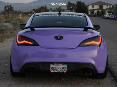 1 2013 Genesis Coupe Hyundai 20t Eibach Lowering Springs Anovia Elder Raven Black