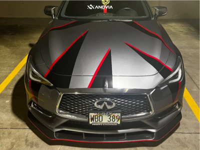 1 2017 Q60 Infiniti Premium Ark Performance Lowering Springs Anovia Elder Raven Black