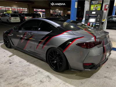 1 2017 Q60 Infiniti Premium Ark Performance Lowering Springs Anovia Elder Raven Black