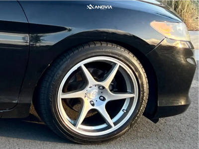 1 2014 Accord Honda Ex L Fortune Auto Coilovers Anovia Titan Silver