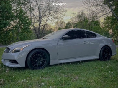 1 2011 G37 Infiniti X Eibach Lowering Springs Anovia Elder Raven Black