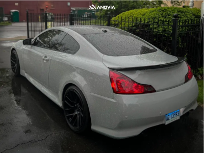 1 2011 G37 Infiniti X Eibach Lowering Springs Anovia Elder Raven Black