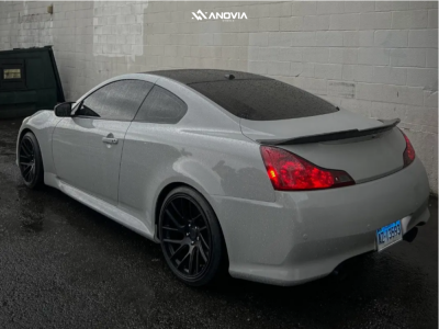 1 2011 G37 Infiniti X Eibach Lowering Springs Anovia Elder Raven Black