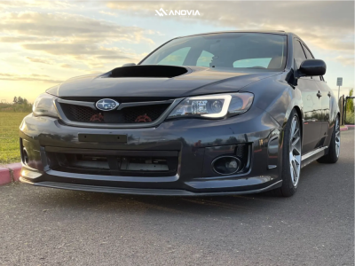 1 2013 Wrx Subaru Limited Raceland Coilovers Anovia Elder Brushed Apollo Silver