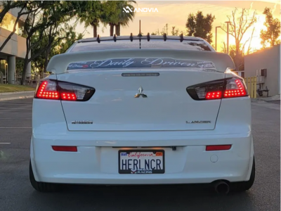 1 2015 Lancer Mitsubishi Es Megan Racing Coilovers Anovia Elder Brushed Apollo Silver